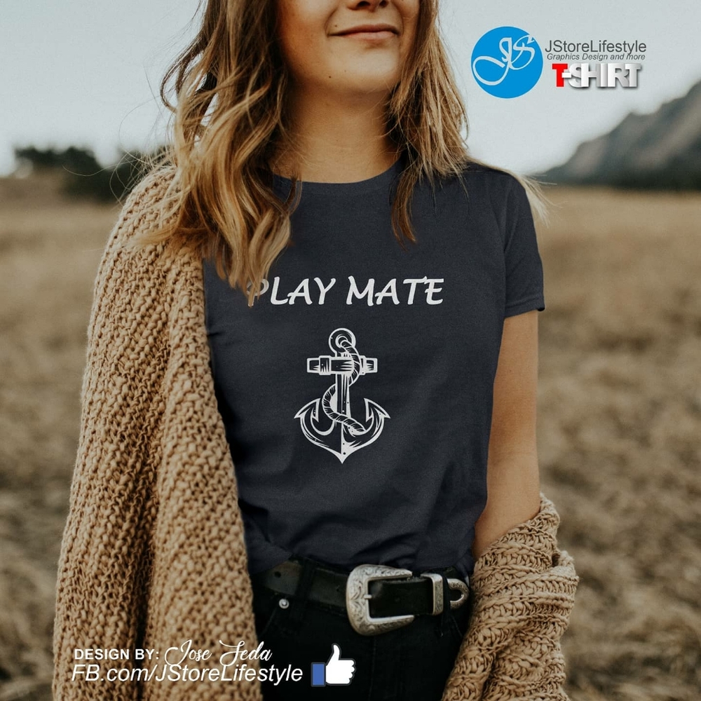 Play Mate Boat Fashion Girl Shirt